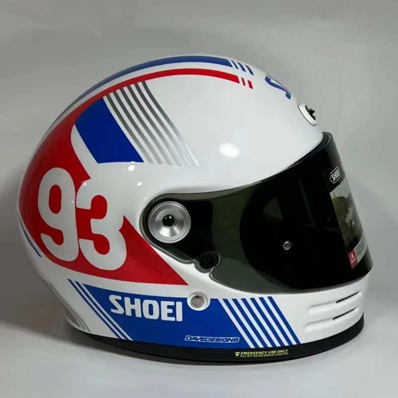 

SHOEI GLAMSTER Classic Retro Full Face Helmet, For Harley Cruise Leisure Motorcycle and Road Racing Protective Helmet