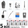 10pcs/Lot wholesale 888S Walkie Talkie UHF 400-470MHz Original Baofeng Two Way Radio For Fhopping Malls Community  Cinema 6