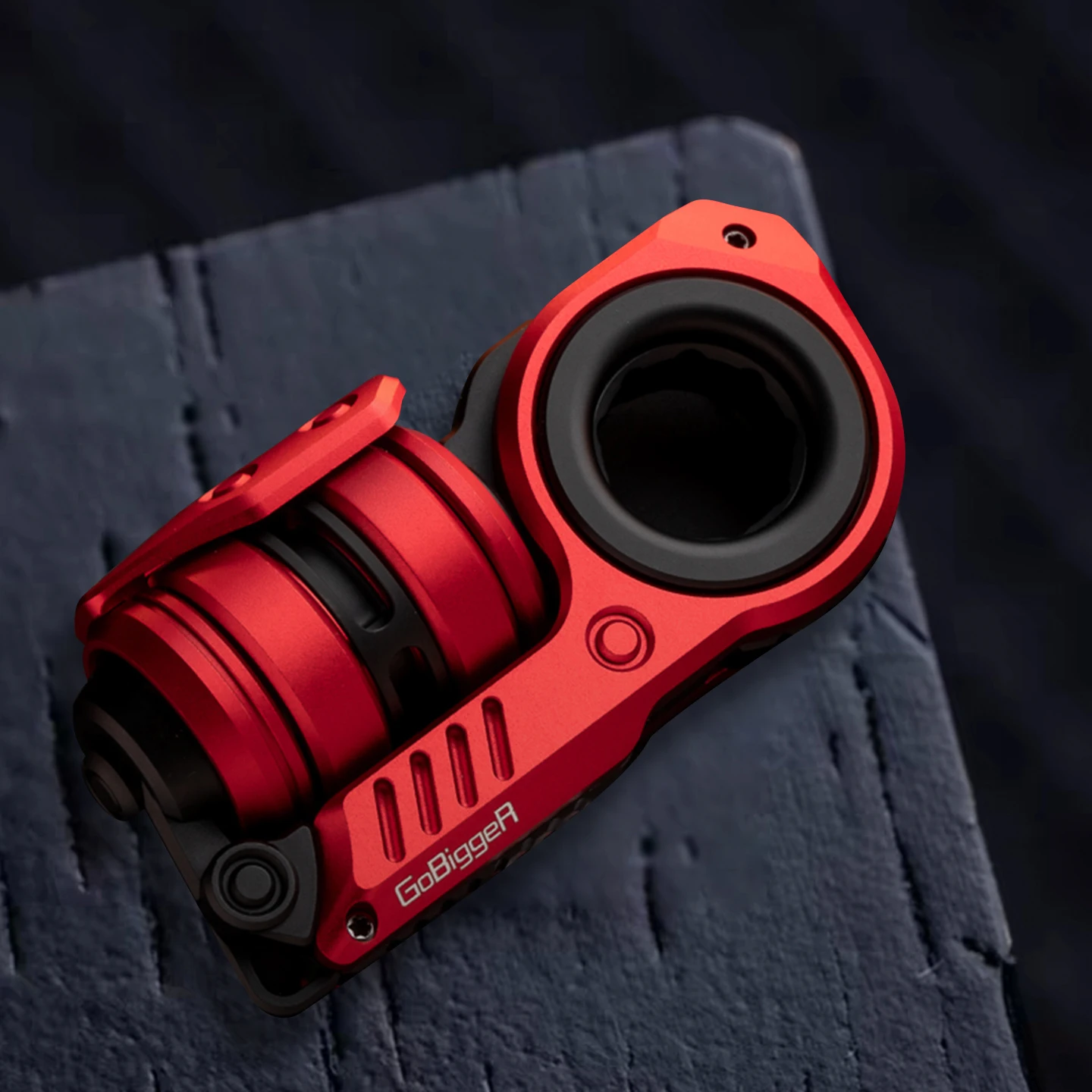 ト*祭様 gobigger sinian アルミレッド Gobigger アルミ Sinian [Youth Edition] プッシュスライダー 多機能