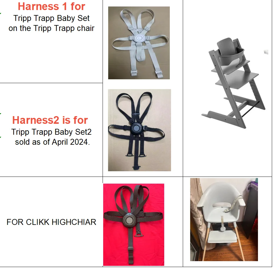 Seat Belt Baby Set Tripp Trapp Instructions Trapp Harness Notice