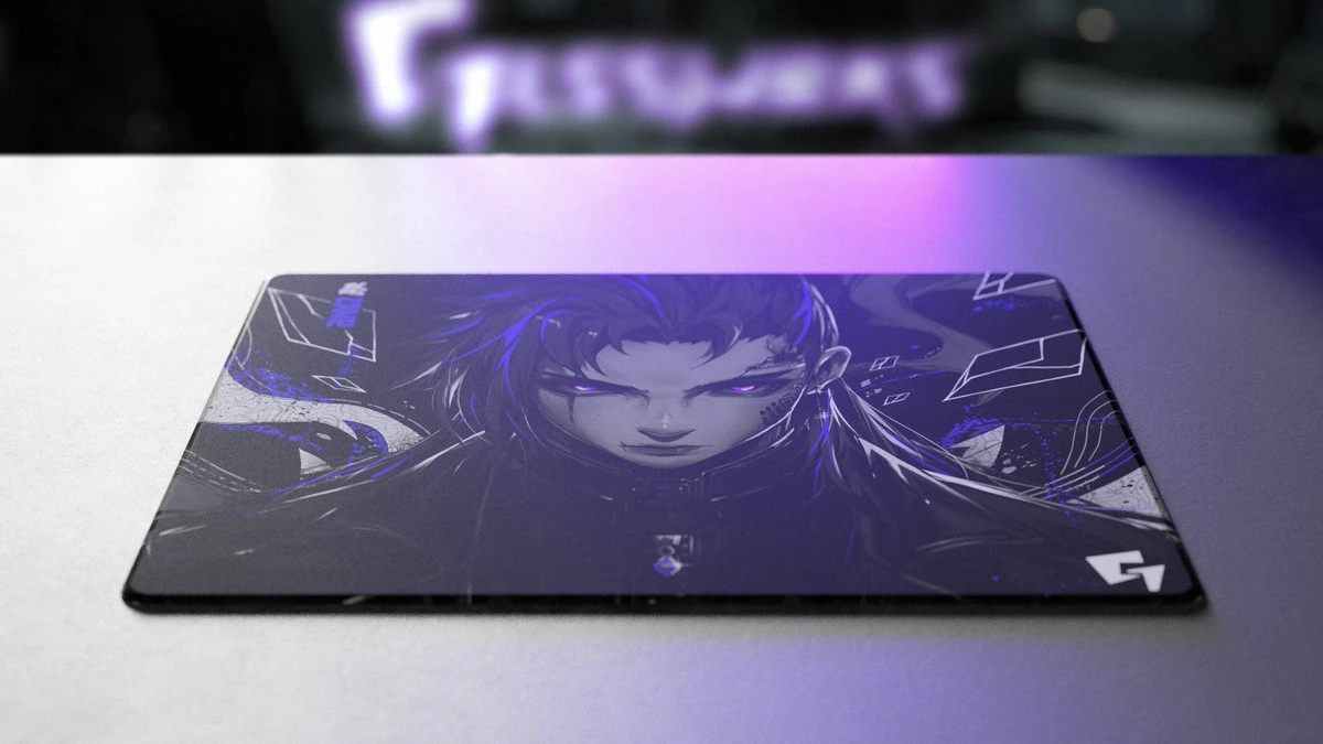 Glsswrks X Zane Glass Gaming Mouse Pad Reproduced Upgrade Coated