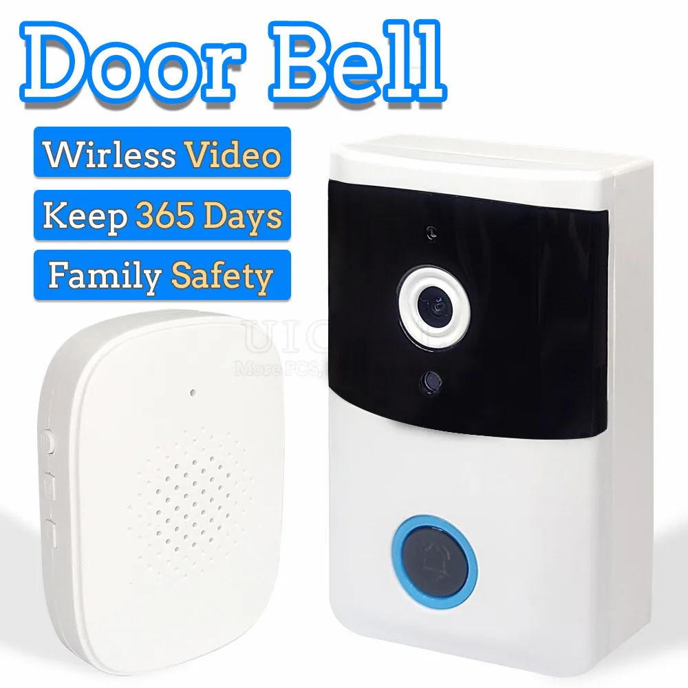 

Wireless Smart Visual Doorbell BT Module Home Improvement Security Monitoring Ding Dong Door Bell Automatic Night Vision