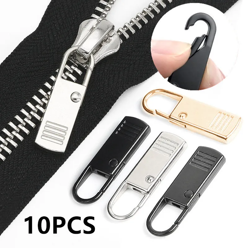 Zipper Slider Puller Instant Zipper Repair Kit Replacement For Broken Buckle Travel Bag Suitcase Zipper Head DIY Sewing Craft