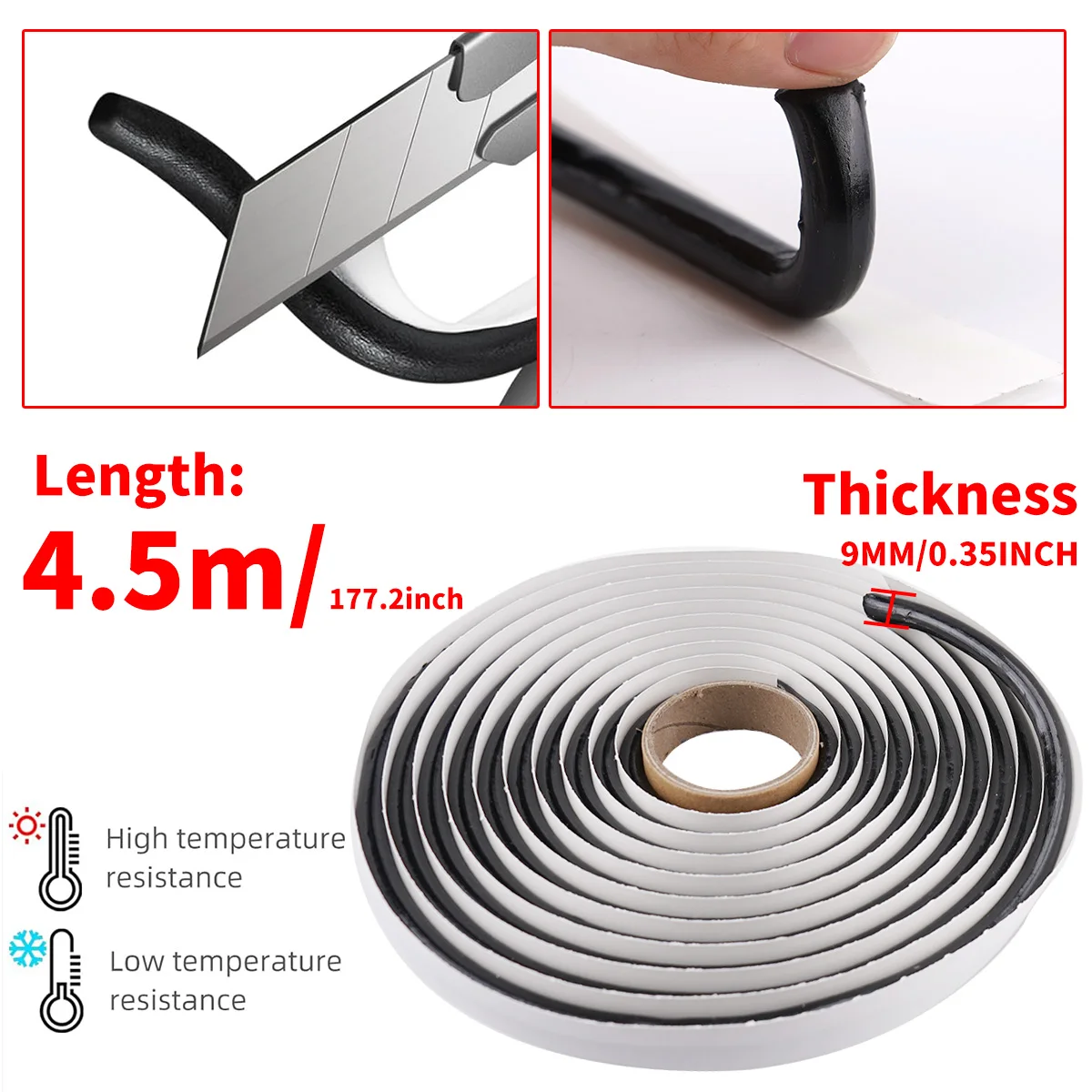 Headlight Sealant Seal Snake Car Headlamp Glue Butyl Rubber Glue Reseal Hid Headlamps Taillight Shield Waterproof Tapes