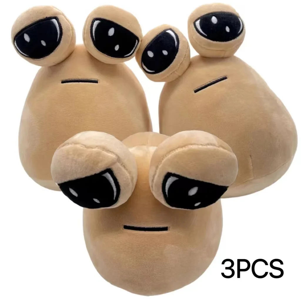 thumbnail image 1 of Nuevo juego de 21 cm, mi mascota alienígena Pou, peluche Furdiburb Emotion Alien, peluche de animal de peluche, muñeco Pou, regalo de cumpleaños y Navidad, 1 of 5