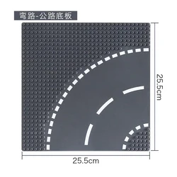 Classic 32x32 Building Block Base Plate for Creative DIY Projects (Curved)