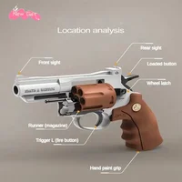 Soft Bullet Gun ZP5 Revolver Soft Bullet Launcher Pistol Toys for Kid Adult CS Game Outdoor Weapon 2