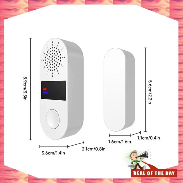 24-Hour Delivery Wireless Home Door Window Sensor Burglar Security Alarms System Opening Magnetic Door Sensor 130Db Security Ala 6
