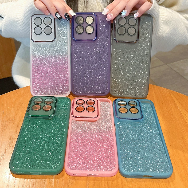 Elegant Glitter Soft Silicone Clear Case
