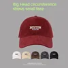 BOSTON 1630 Large size62cm Ins Embroidered Peaked Cap Korean Style Versatile Curved Brim Trendy Men's Spring Autumn Baseball Cap 1