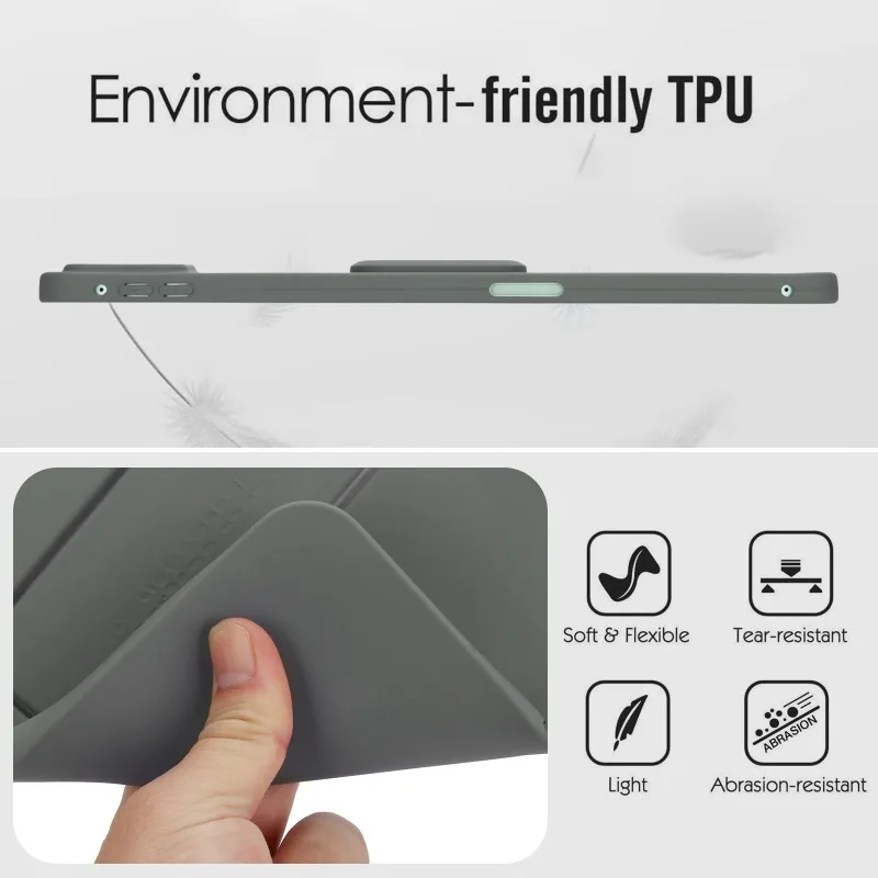 Shockproof Stand Tablet Case with TPU Back Cover