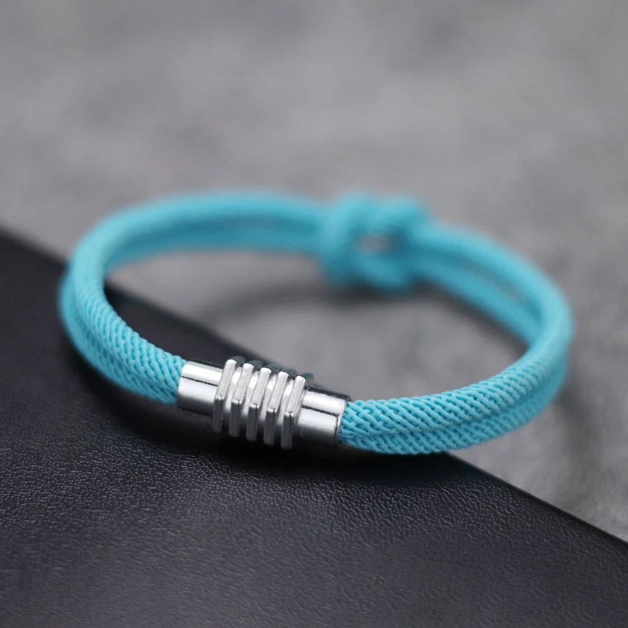 Concentric Knot Cord Chain Bracelet for Men and Women