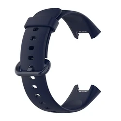 Soft TPU Silicone Replacement Wristband Bracelet for Redmi Watch2 or Lite (Dark Blue)