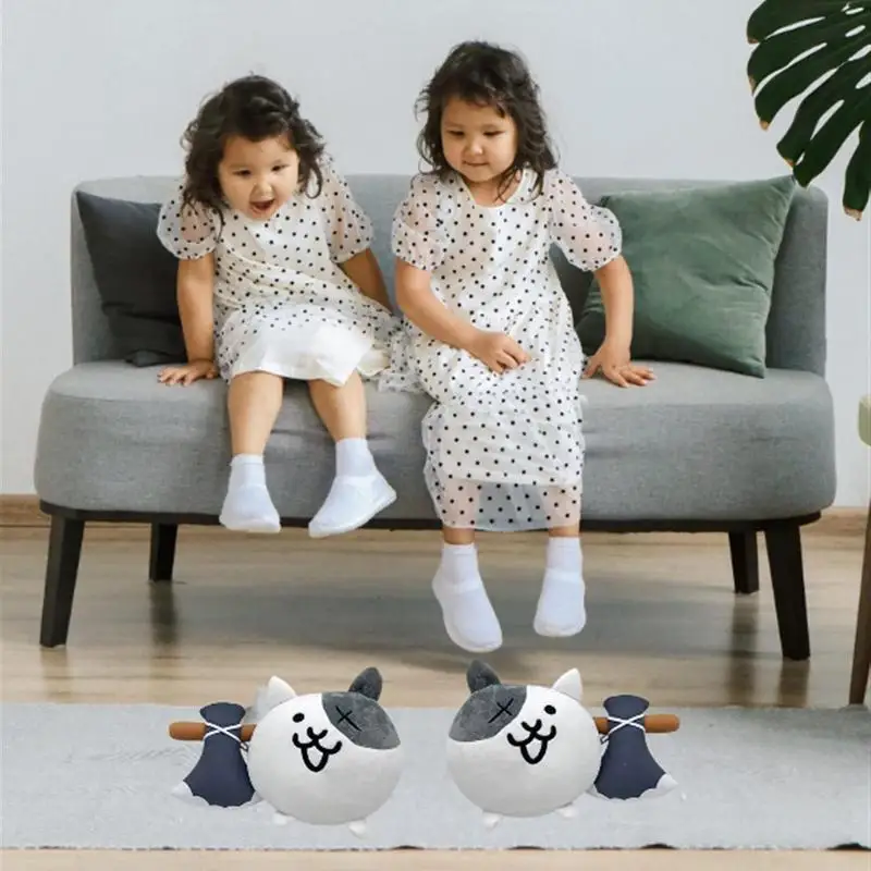 33cm The Battle Cats Plush Toy Cute Soft Stuffed Cartoon Cat Dolls Toys  Soft Cute Animal Accompany Plushie Kids Birthday Gifts 5