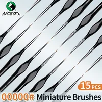 10/12/15pcs 00000 Marie's Miniature Paint Brushes, Detail Paintbrushes Set for Acrylic,Number,Figurine,Craft,Models,Rock, 1
