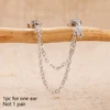 85853-da57c0.jpg 1 pièce 14K plaqué or cheval oeil chaîne gland Zircon boucles d'oreilles pour femmes géométrique minimalisme boucles d'oreilles bijoux accessoires