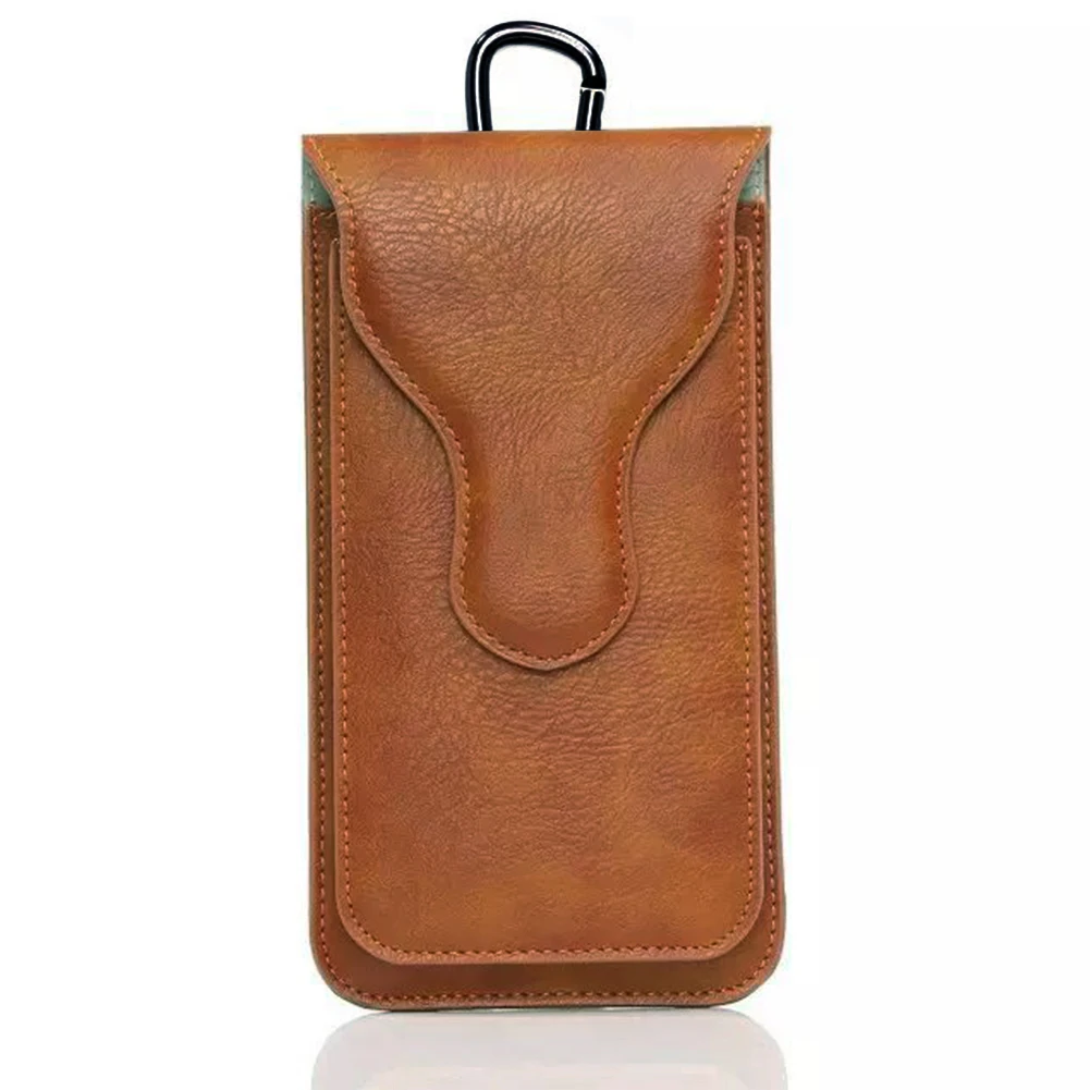 

Fashion Pouch Phone Storage Wallet Vertical Belt Hook Loop Waist Bag Artificial Leather Protective Cases