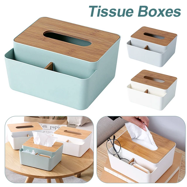 New Plastic Tissue Box Wet Tissue Holder Cover Wipes Paper Tissue Paper  Storage Box Paper Towel Dispenser Home Napkin Organizer - AliExpress