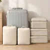 Compression Storage Bags for Clothes Travel Suitcase Organizer with Satin Fabric Portable Waterproof Down Jacket Packing Bags 2