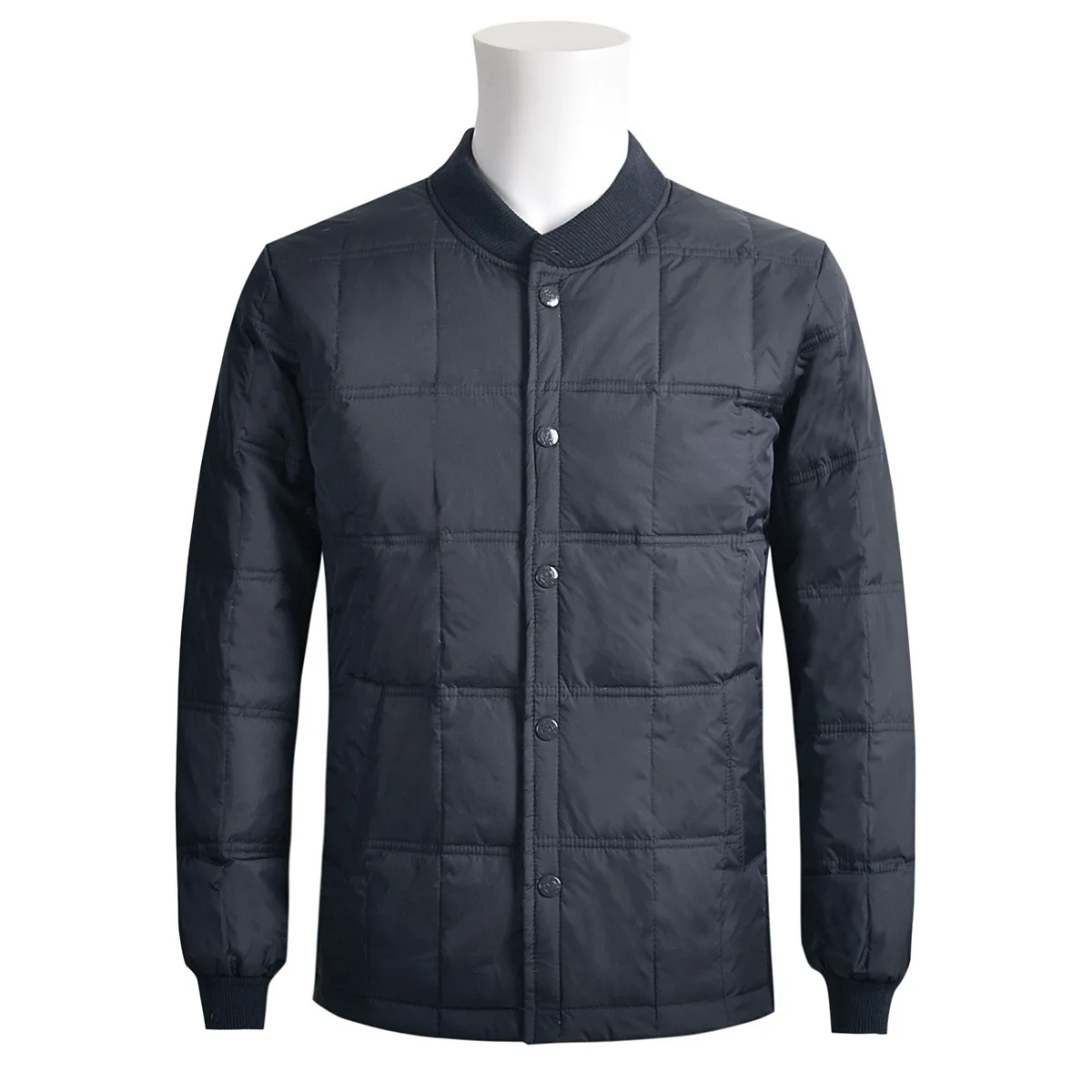 2023 Autunno Inverno Uomini Di Mezza Età Piumino Oversize Caldo Spesso Piumino D'Anatra Bianco Piumino Maschile Silm Parka Capispalla Corti