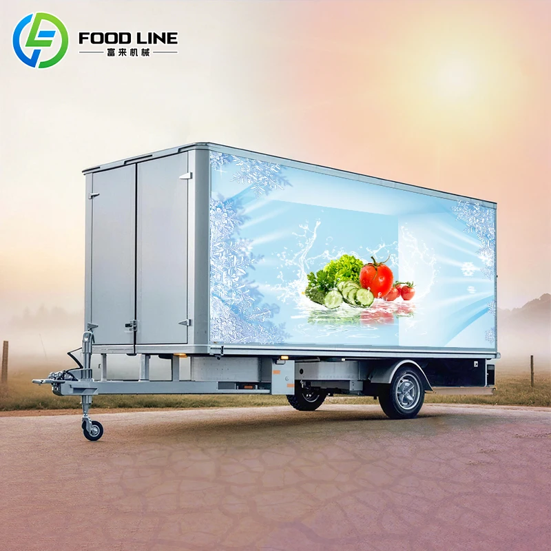 Veicolo Elettrico Refrigerato da 7 Tonnellate, Camion Frigorifero da 14 Piedi con Carrozzeria Personalizzabile - immagine 3