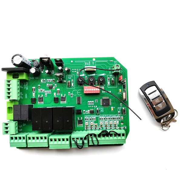 motherboard PCB motor controller circuit board card for swing gate opener motor 24VDC input power(KEYFOBS optional) 2