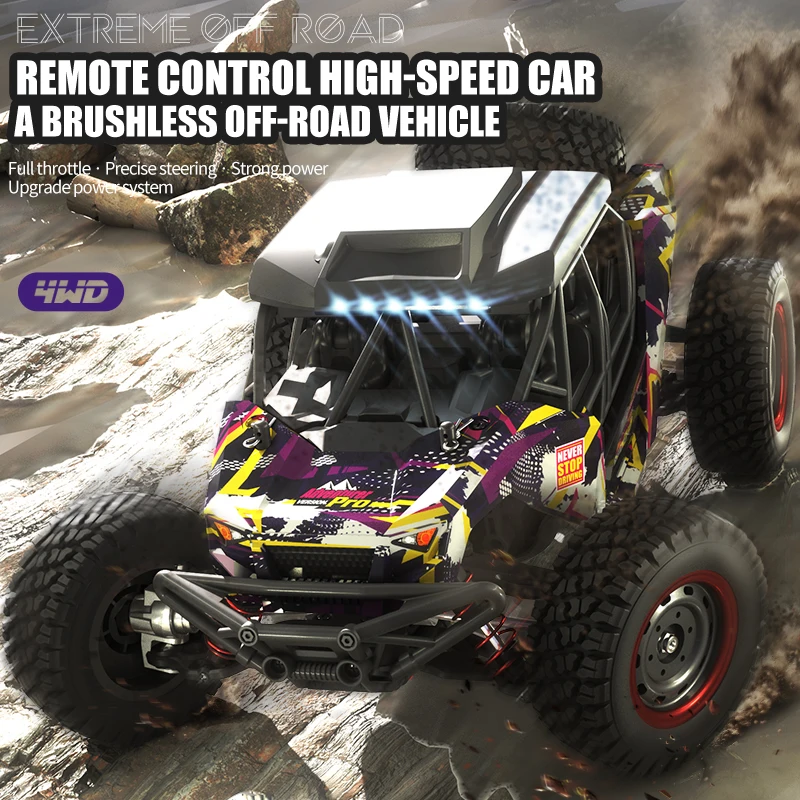 SCY 16106PRO 1/16 Full Scale Brushless RC Off-Road Vehicle 2.4G 4WD Drift Toy Boy Party Gift Christmas Gift