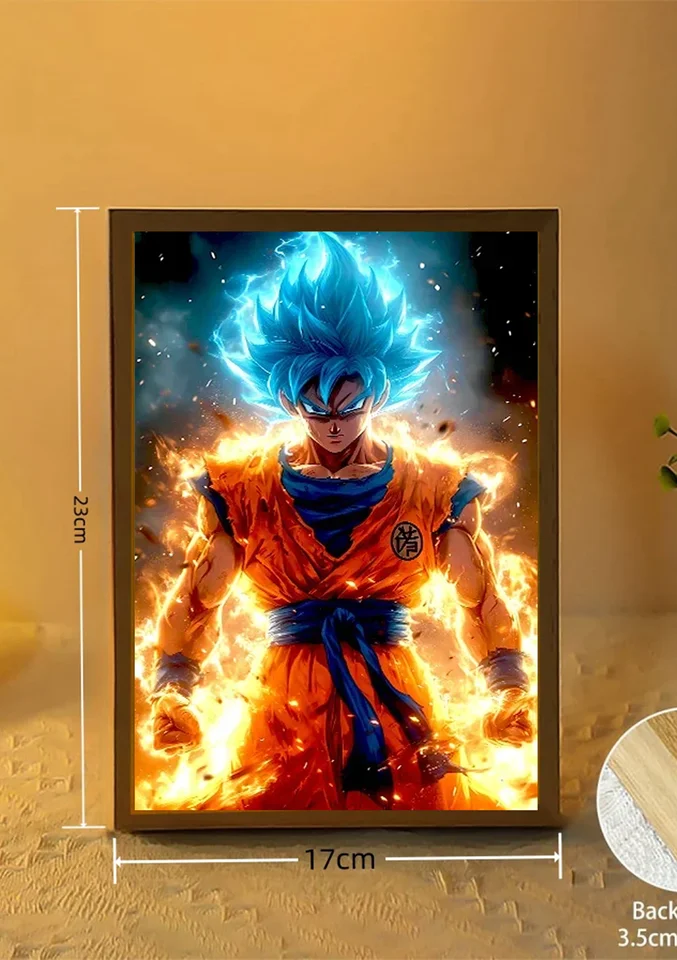 アニメフィギュアライトペインティングフォトフレームドラゴンボールZ