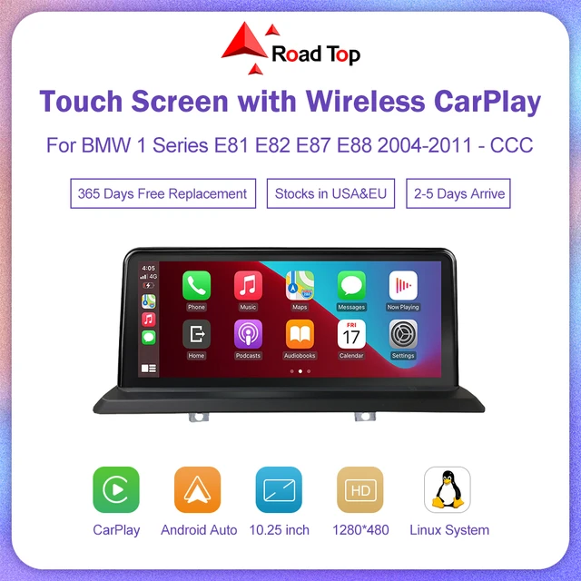 10.25 Wireless Apple CarPlay Android Auto Car Multimedia For BMW