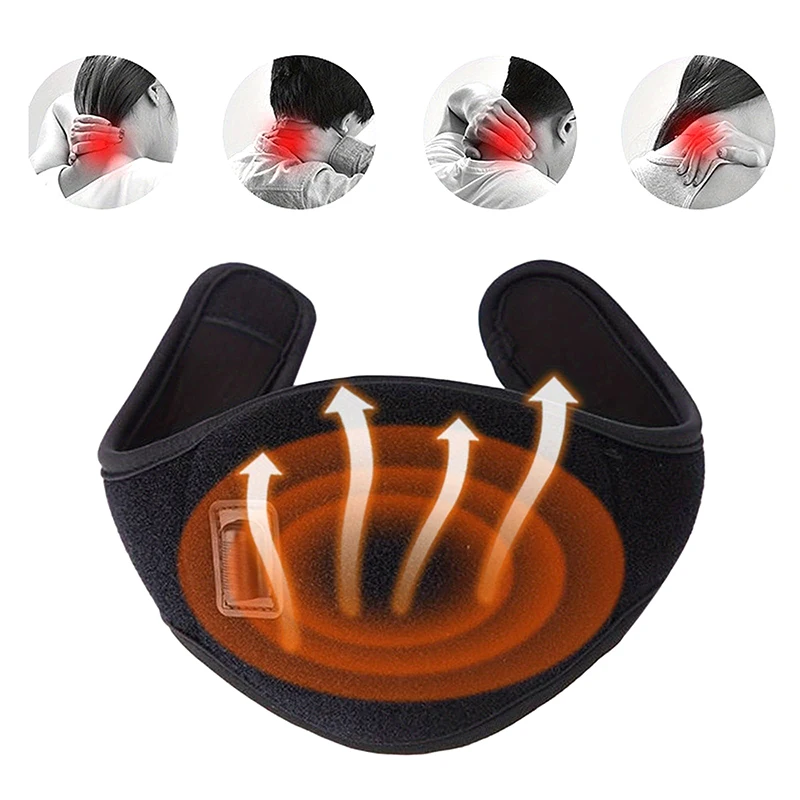 Electric Heating USB Neck Protector Heat-generating Belt Home Portable Warm Neck Massager Scarf