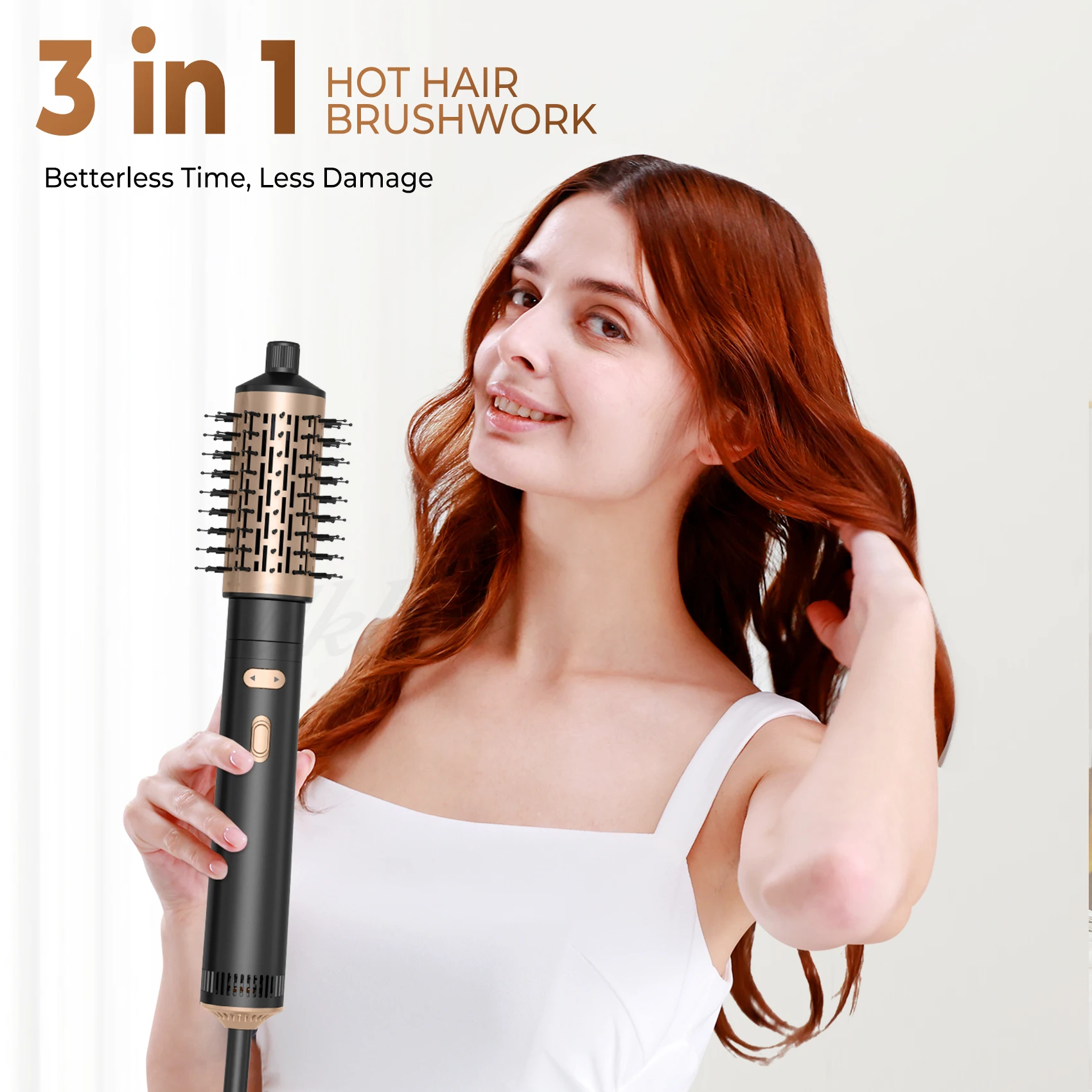 in Hair Dryer Brush Rotating Blow Dryer Brush Hot Air Styler