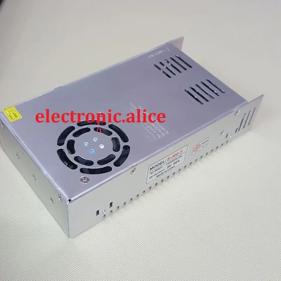 Description Picture 4 of item5V 60A 300W power supply 5V 300W LED driver transformer 300w,AC110V 220V to 5v lighting transformer for led strip