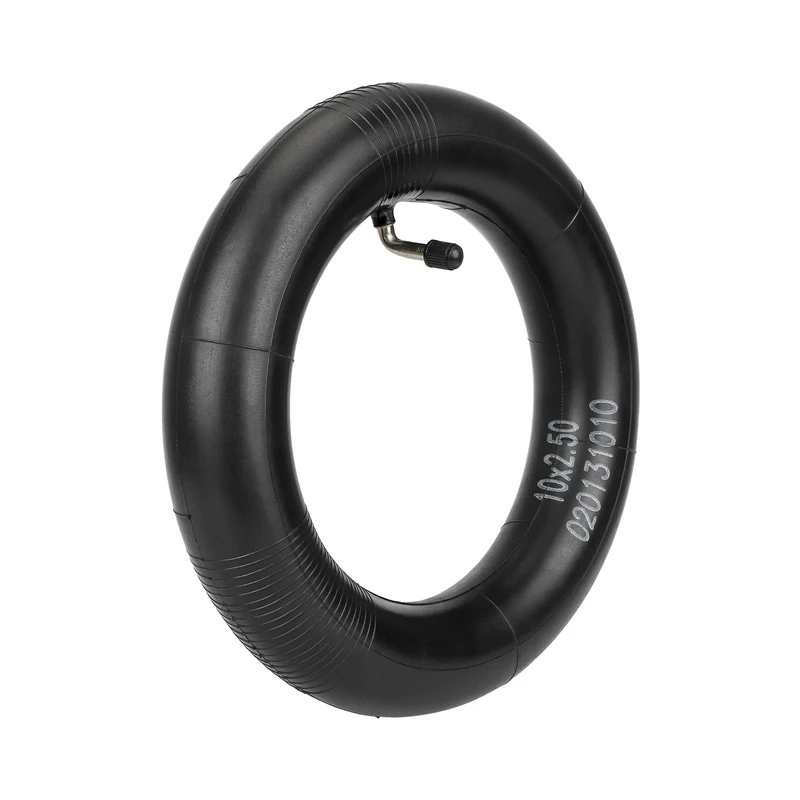 

10X2.5 Inner Tube 90 Degree Valve For Zero 10X/VSETT Electric Scooter 10 Inch Curved 90 Degree Inner Tube Durable