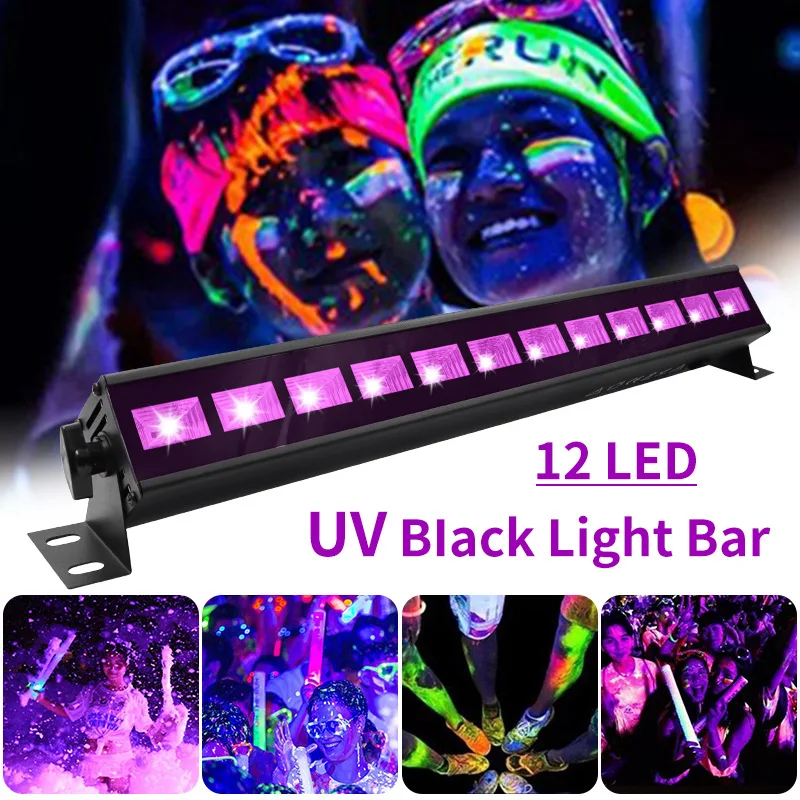 UV Black Light LED 27W Bar Glow in Dark Party Supplies for DJ Disco  Christmas Blacklight Party Birthday Wedding Stage Lighting - AliExpress