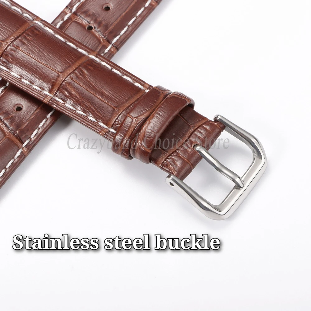 Premium Leather Watch Band - Versatile Fashion Strap