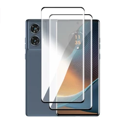 Premium 3D Curved Tempered Glass Screen Protector - Full Coverage, 9H Hardness Lens Film - Edge 50 Fusion (Only 2 Front Glass)