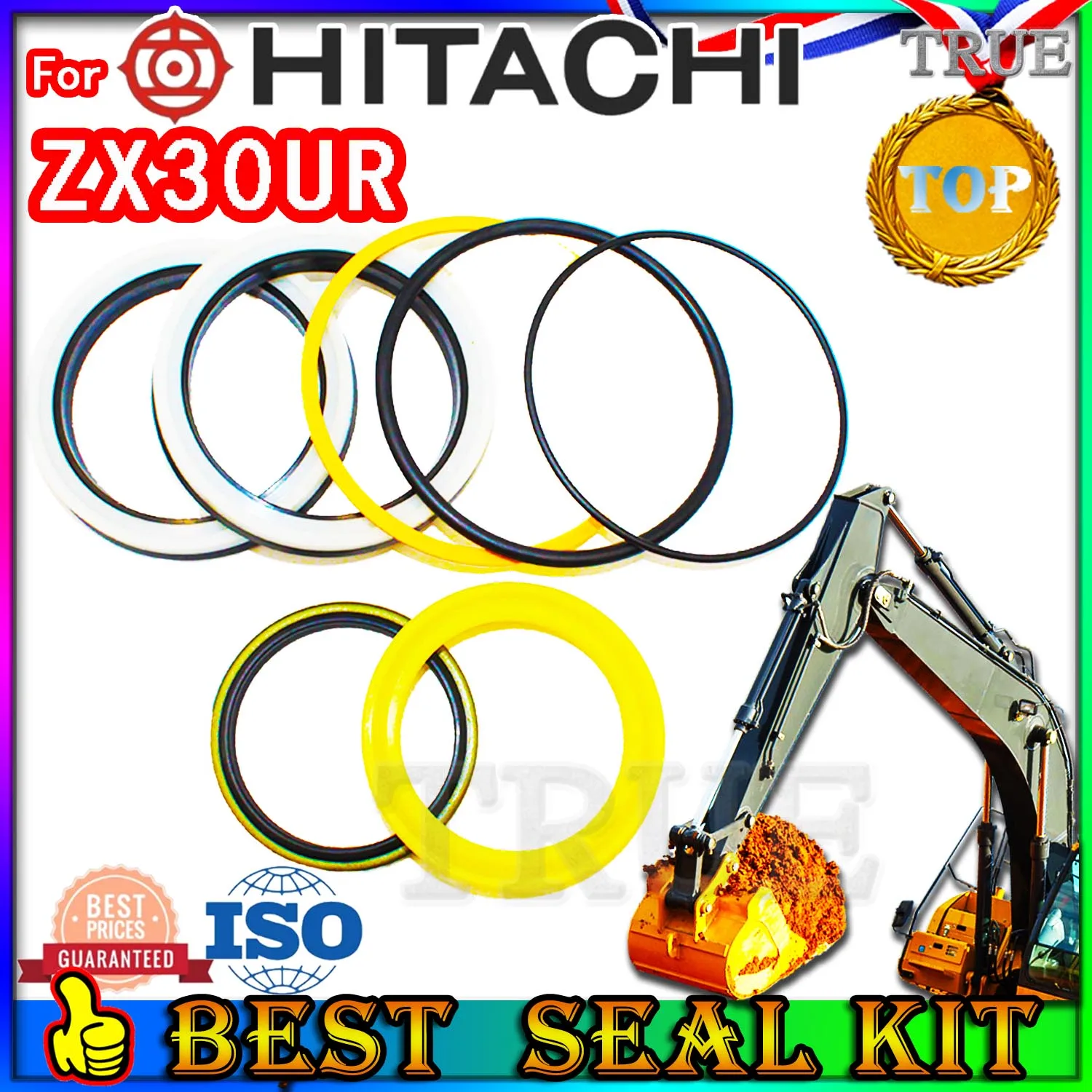 

For Hitachi ZX30UR Oil Seal Repair Kit Boom Arm Bucket Excavator Hydraulic Cylinder Hit Nok Washer Skf Service Orginal Quality