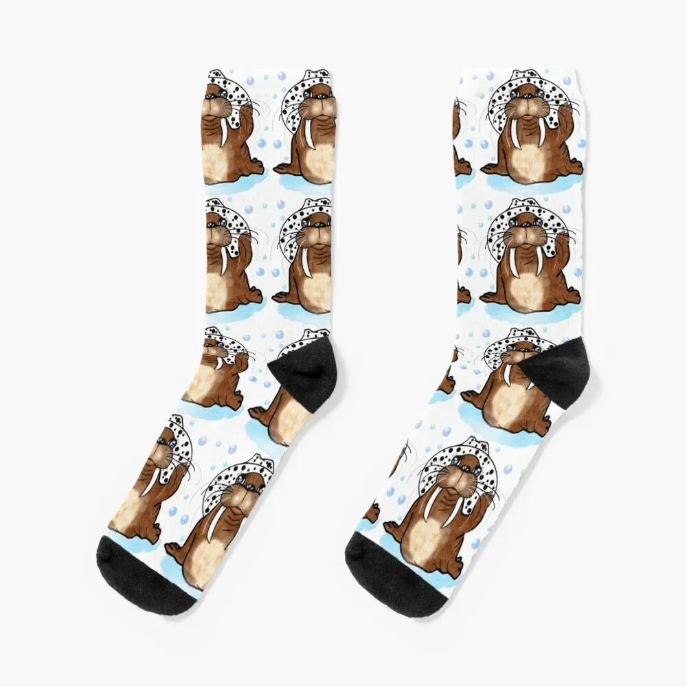 

walrus - Hello Socks Lots custom sports Man Socks Women's