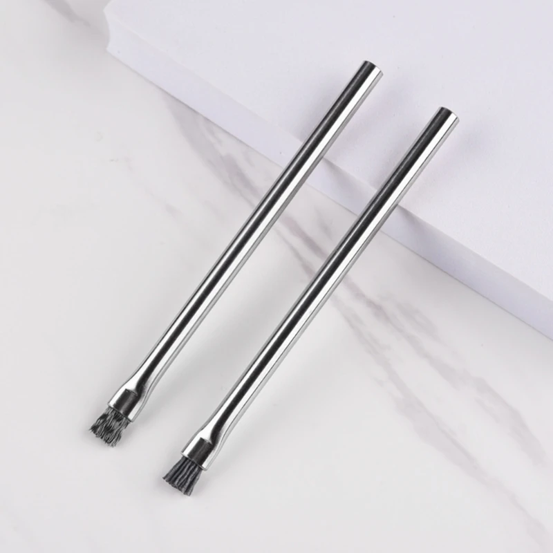 

Aquarium Algae Brush Aquarium Accessory Fish Cleaning Tool Stainless Steel Hard Water Cleaner Remover Plant