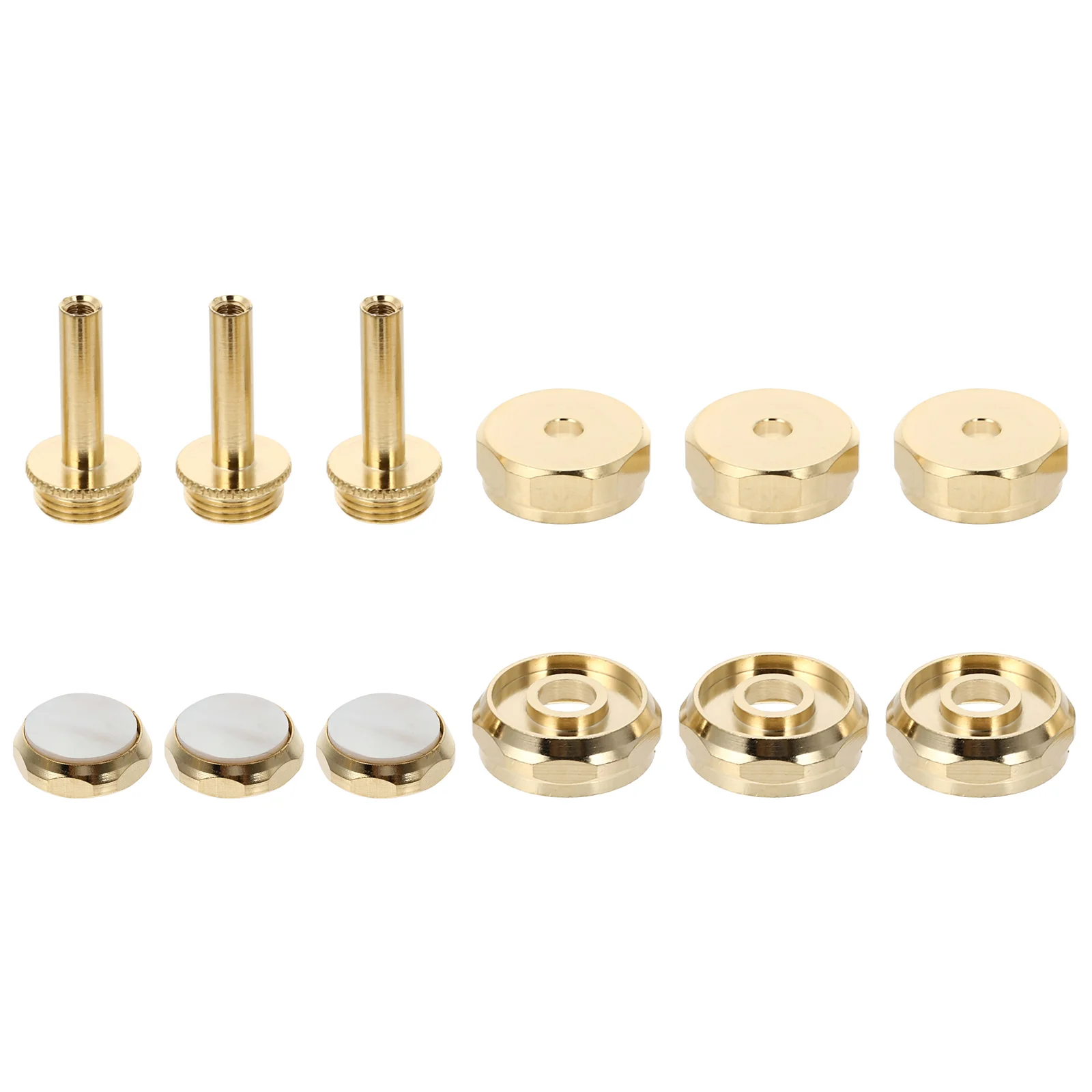 

Small Button Trumpet Valve Caps Musical Instrument Buckle Piston Portable Tool Supplies Accessory Copper Snap