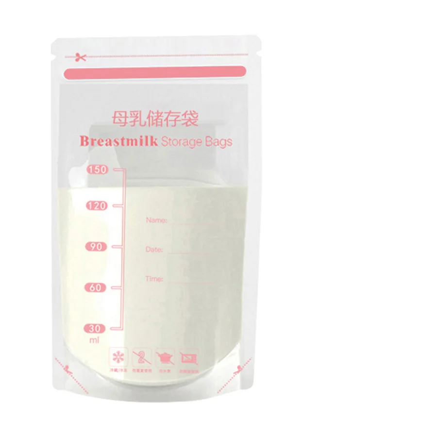 Milk storage bag 30pcs breast milk preservation bag small capacity breast milk special disposable frozen storage