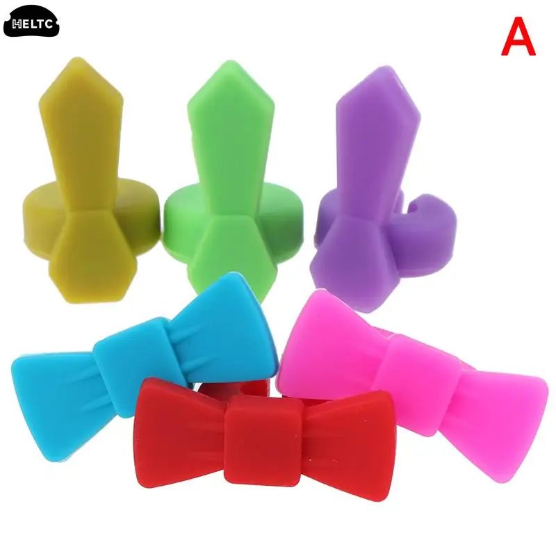 1/6/8/12pcs Mini Circle Wine Glass Marker Cup Identification Ring Recognizer Label Marker Party Accessories Mark Party Supplies