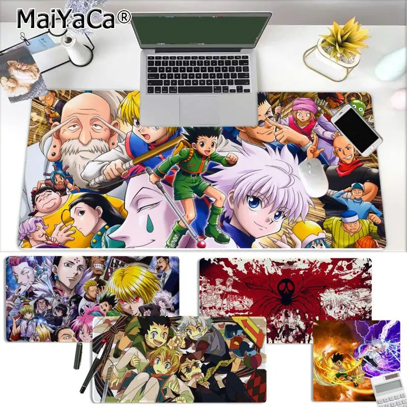 

VClassic Japanese Anime Hunter X Hunter Mousepad Cute Durable Rubber Mouse Mat Pad Size For Game Keyboard Pad