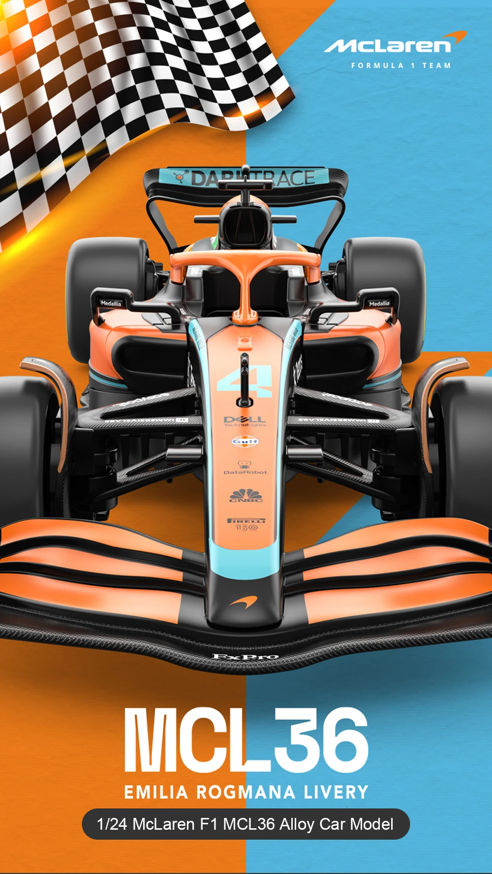 1:24 2022 F1 McLaren MCL36 #4 Lando Norris Formula 1 Racing Static Model Alloy Diecast Car Collection Gifts Toys 14 S3b9bcc25159b458cad44ec88d3d1cb3ds
