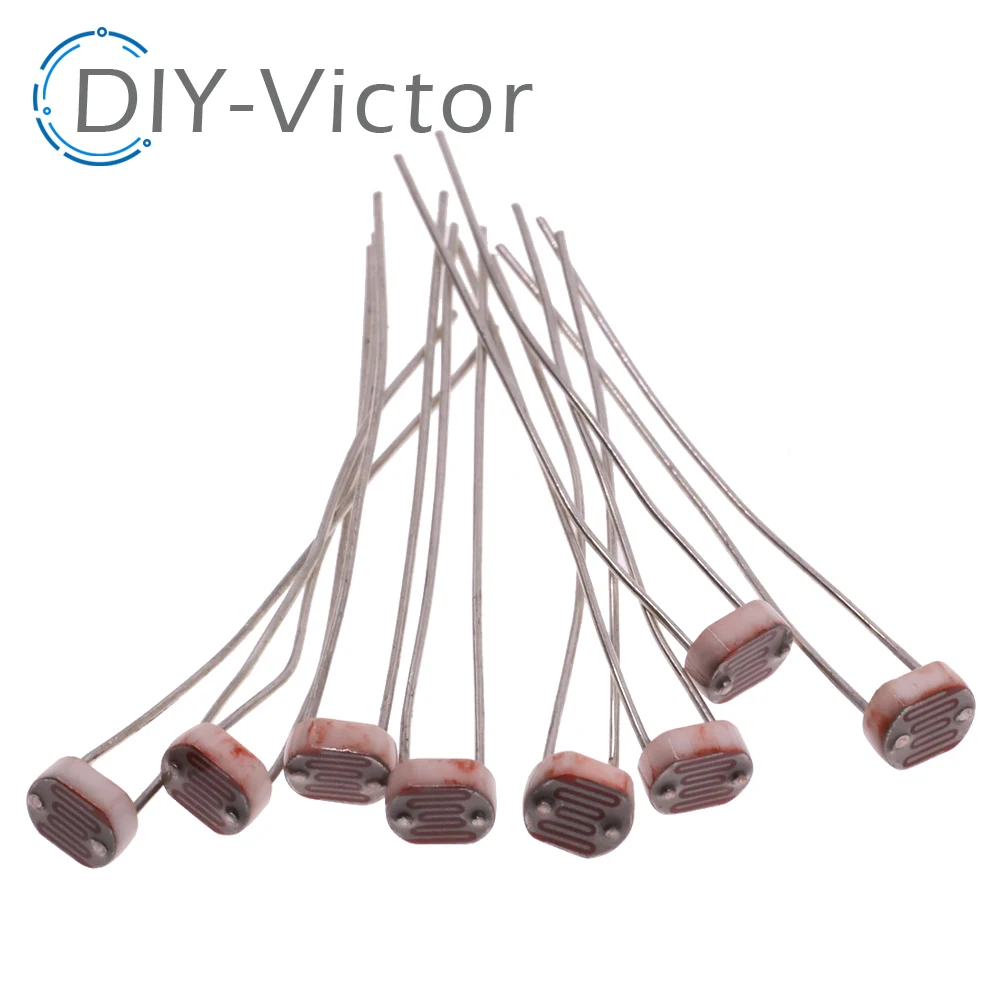 LDR Photo Light Sensitive Resistor Photoelectric Photoresistor Kit 50pcs for arduino 5506 5516 5528 5537 5539 photo resistor light sensitive resistor