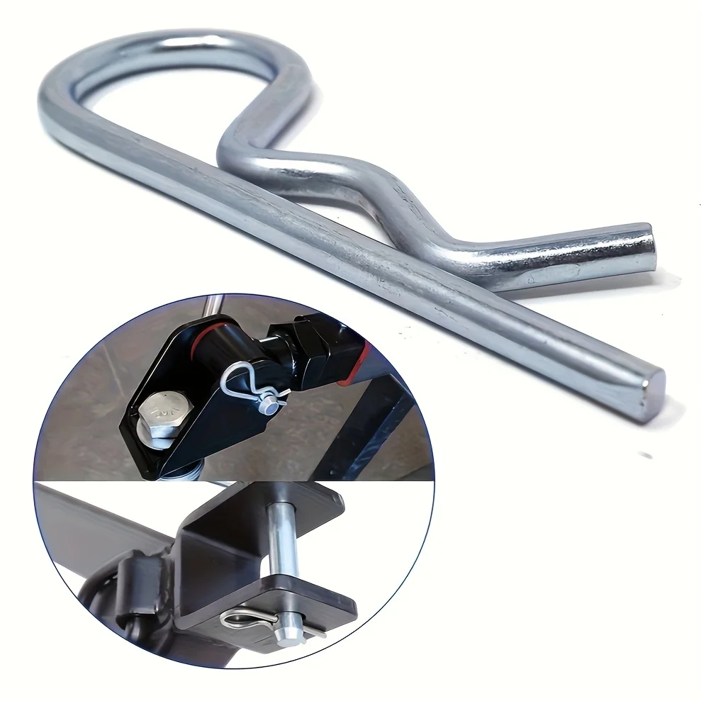 Spring Cotter Pin and R-Clip Assortment Set, Galvanized Safety Pins (100/150 Pcs)