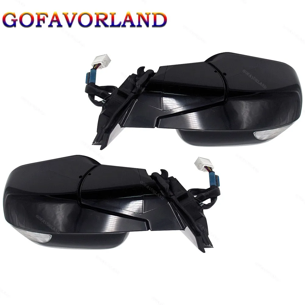 

76250-SWA-H41 76200-SWA-H41 Pair Front Left Right Side Power Mirror w/ Fold Heated Signal Light Plastic For Honda CRV 2007-2011