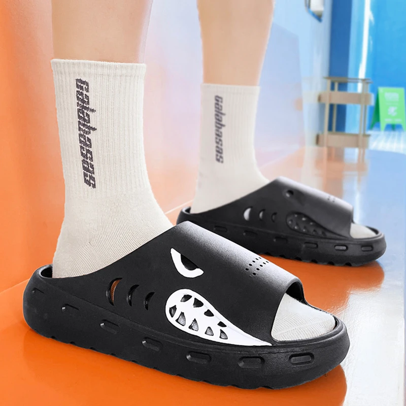 chanclas hombre zapatillas hombre sandalias hombre verano zapatillas de estar por casa zapatillas verano hombre shark Zapatillas de talla grande 46 hombre, chanclas de verano, sandalias de playa| | - AliExpress
