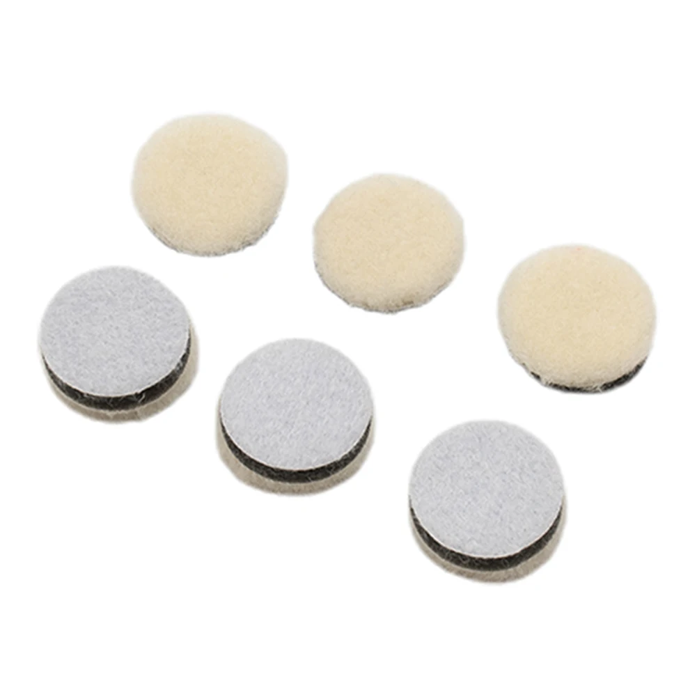 30Pcs Wool Polishing Pads Replacements 25mm For Car Waxing Polishing Car Paint Care Glass Buffing Cleaning Tool car lock buckle glass lock buckle mb416322 mb416320 plastic replacements car