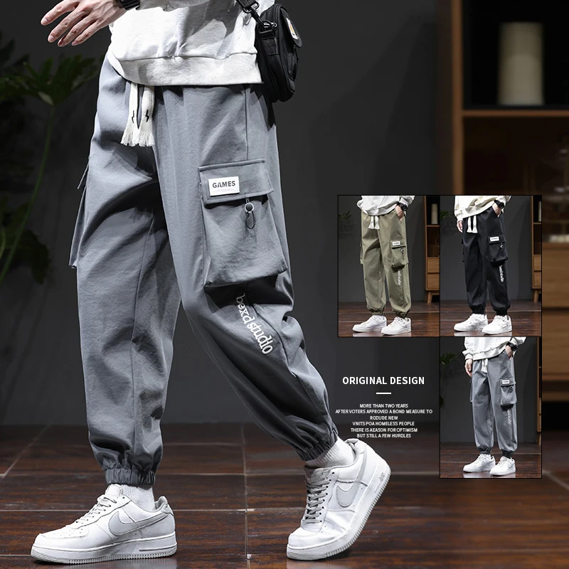 Description Picture 6 of itemWinter Men's Fleece Print Cargo Pants Outdoor Windproof Multi-pocket Slacks Men's Military-style Legging Cargo Pants